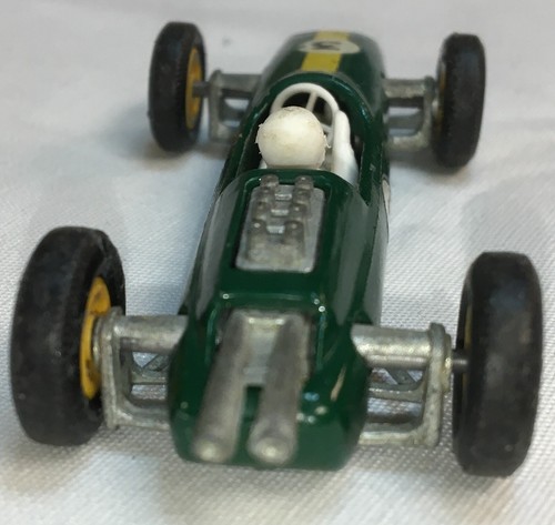 1966 Vintage Matchbox Lesney No. 19 ALL ORIGINAL Lotus British Racing Green Car - Picture 5 of 7