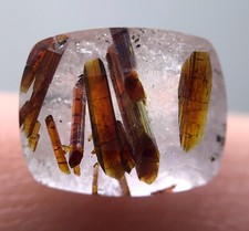 2.90 CT Rutile included Quartz Cut gemstone from Pakistan