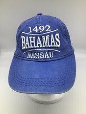 Nassau, Bahamas 1492 Blue Denim Adjustable Baseball Cap H3
