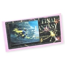 Sony PlayStation 2 PS2 Final Fantasy X 2001 Vintage VTG Memory Card Sticker
