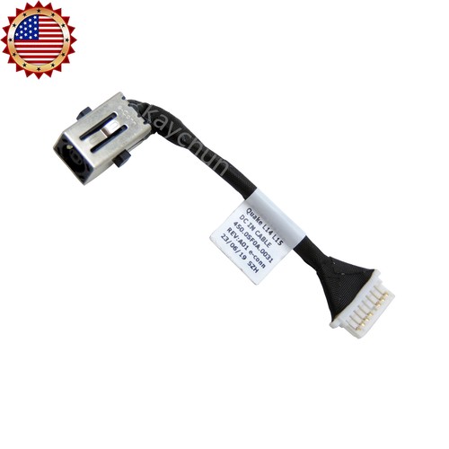 Original DC power jack cable plug in charging port for Dell P85F
