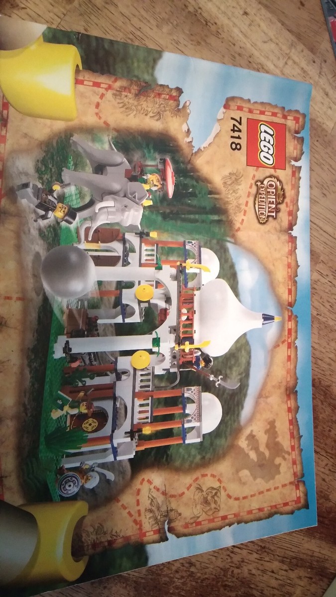 LEGO 7418 Scorpion Palace Orient Expedition Instruction Manual