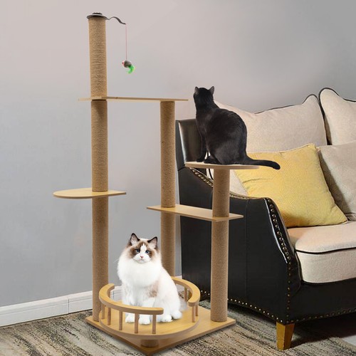 Cat Tree Cat Tower Cat Condo with Scratching Post for Large Cats Climbing