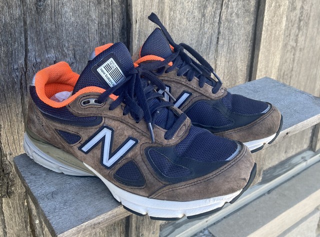 Size 7 - New Balance 990v4 Navy Orange 