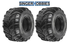 Pro-Line Racing 1026300 1/10 Dreadnaught F/R 2.6" MT Tires (2): LMT 2.0 HH