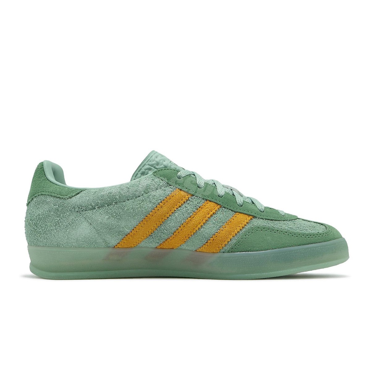 靴 gazelle adidas adidas Originals Gazelle Indoor W Hazy Green Crew Yellow