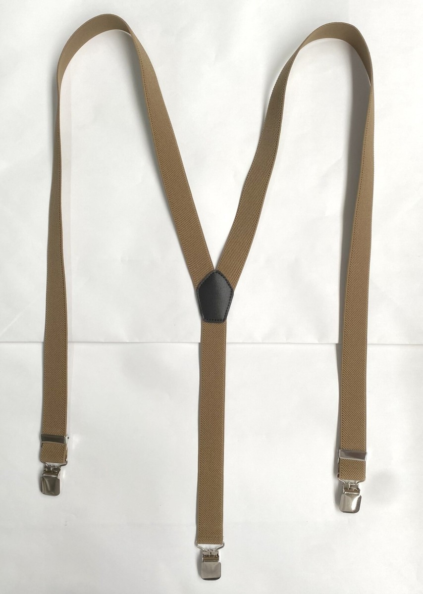 Olata Y-förmige Hosenträger Für Damen & Herren - Schmale 2,5 Cm Träger Mit Metall-Clips | Elastisch, Längenverstellbar, Viele Farben
