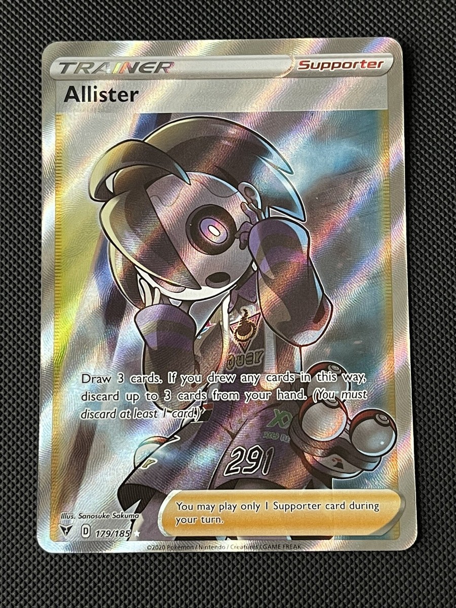 Allister 179/185 Vivid Voltage Ultra Rare Full Art Pokemon Card