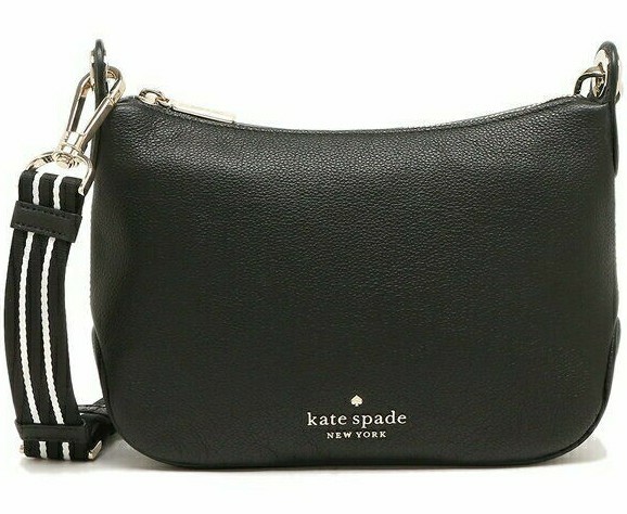 Kate Spade Rosie Crossbody Black Leather Bag Purse WKR00630 NWT