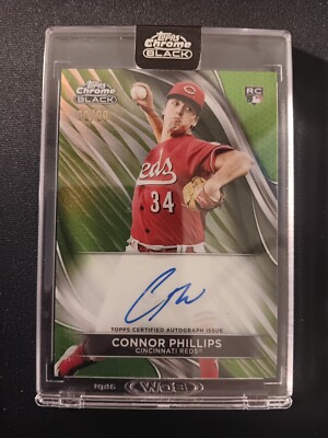2024 Topps Chrome Black Green 69/99 Connor Phillips RC #CBA-CP Auto Autograph