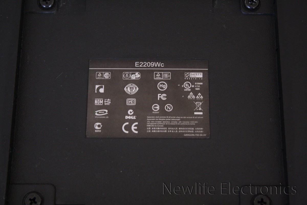 Dell E2209Wc 22 in. Widescreen LCD Monitor | eBay