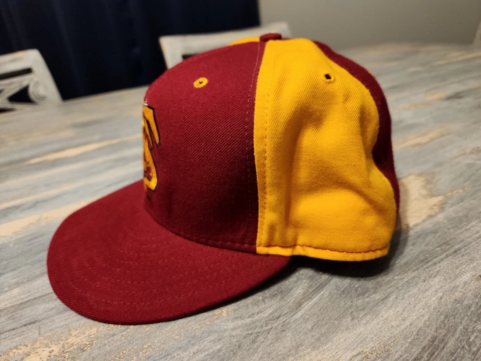 Vintage FLORIDA STATE SEMINOLES LOGOTIPO PENA NOVA ERA 5950 Pro Modelo LÃ 7 3/8 - Imagem 4 de 4