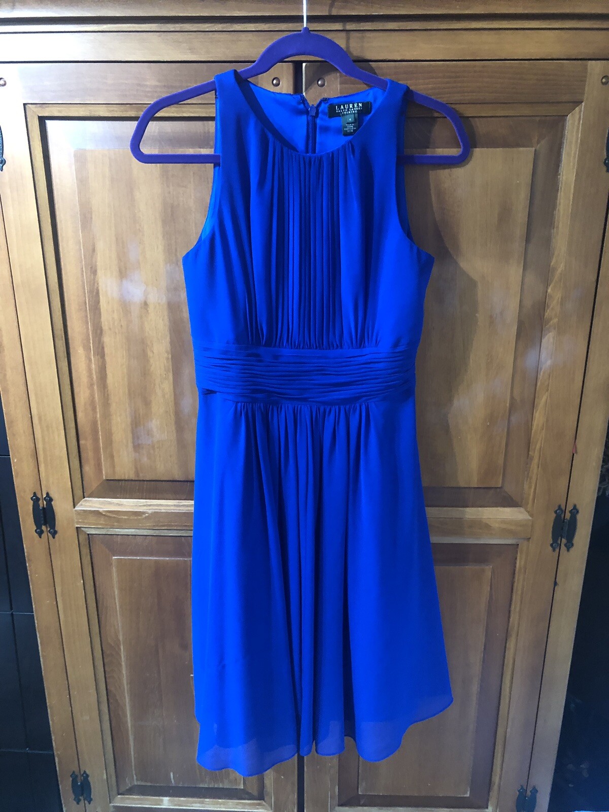 cobalt evening dress