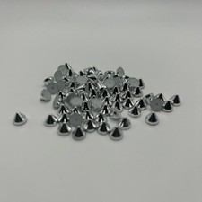 10x Replacement Sliver Spare Studs / Spikes for Christian Louboutin shoes