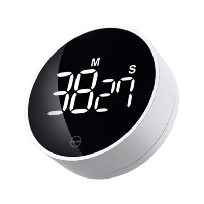 1PCS Digital Kitchen Cooking Timer LED Display Mechanical Manual Countdow NEW