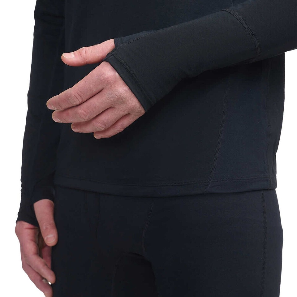 Paradox Merino Blend Men's Long Sleeve Activewear Top, Black, Size L eBay