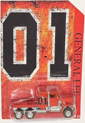 Kenworth W900 Truck Custom Hot Wheels General Lee Dukes Series w