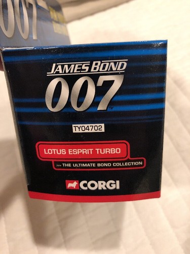 Corgi Appx 1/36 Scale Diecast TY04702 Lotus Esprit For Your Eyes Only 007 Bond - Picture 3 of 5
