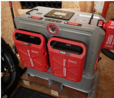 Kress commercial  7 kw cybertank with 5 batteries included.
