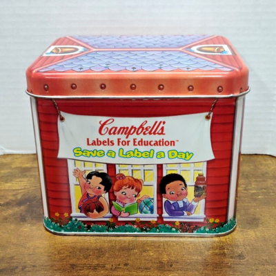 Campbell's Soup Tin Labels For Education Save A Label Day Red