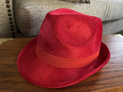 Fedora Hat - Velvet Fedora Hat Fashion Trilby Stiff Hat