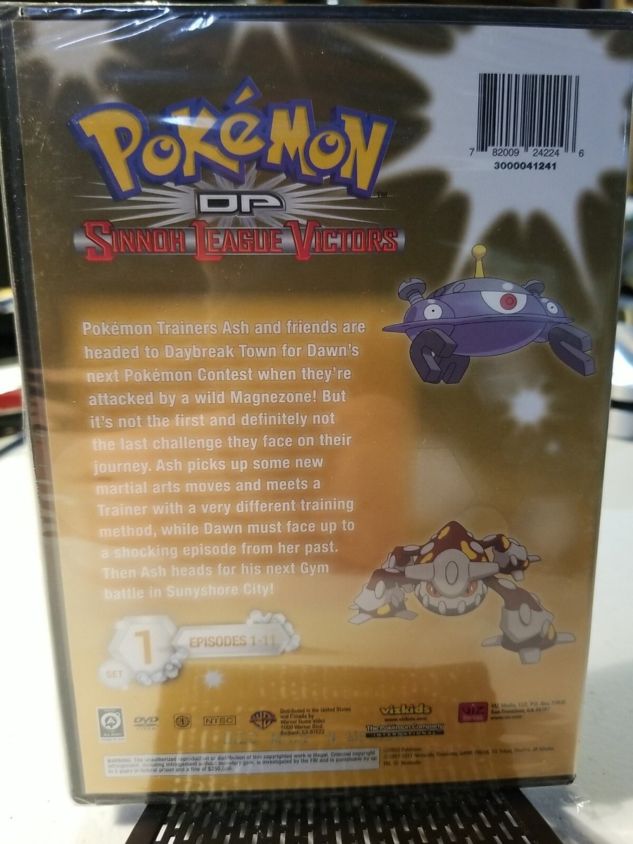 Pokémon DP: Sinnoh League Victors - Set One, New DVDs