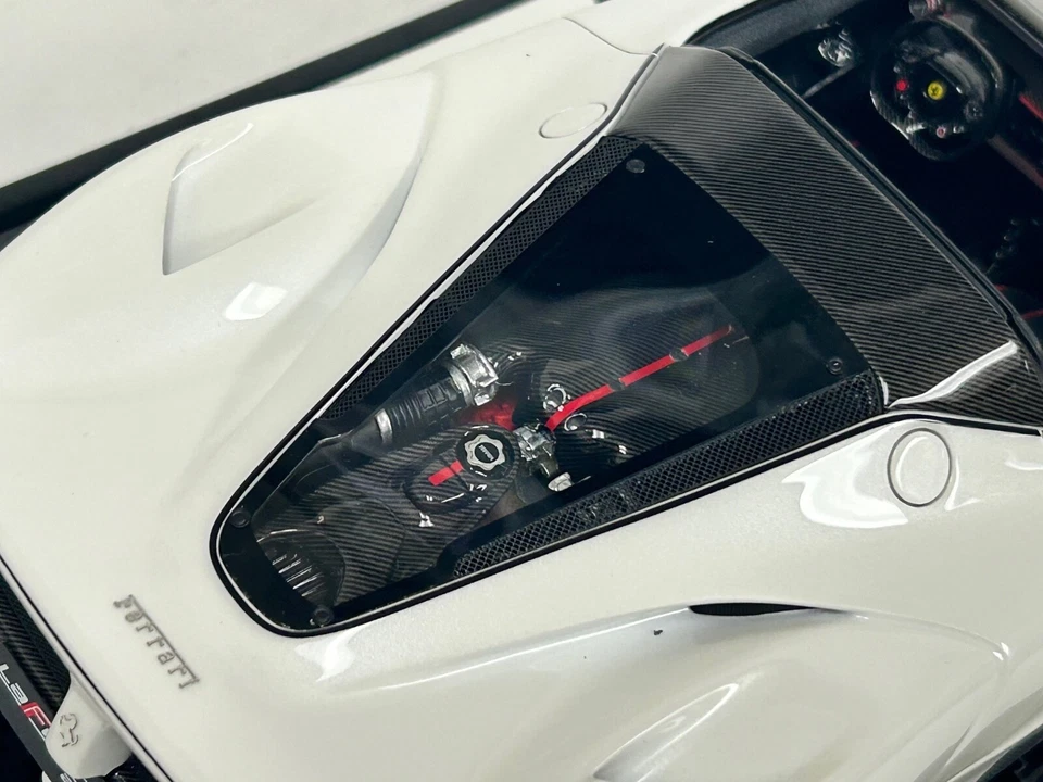 1/18 SPM Models Ferrari LaFerrai Aperta  in White Carbon base 15 pcs LAST ONE - Image 4 of 4