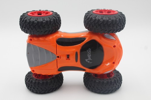 Monzoo Stunt Monster Car Double Sided Shark To Dino Car Gray & Orange No Remote - Picture 8 of 10