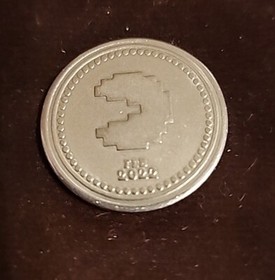 Pac Man Arcade Token Coin SET of 4 BAM! Box Gamer, Rare Promo NES GBA 3DS