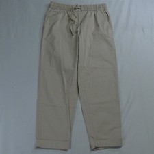 NEW Banana Republic XS Khaki Pull On Slim Taper Drawstring Dress Pants
