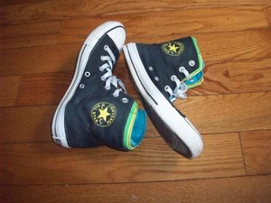 converse multicolor high tops