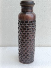 100 Pure Copper Water Bottle Handmade 32 Oz, Ayurvedic Health Benefit FAST SHIP