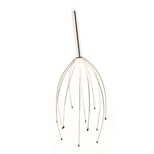 METAL HEAD MASSAGER FOR BLOOD CIRCULATION, RELAXATION , HAIR LOSS DELUXE SCALP - Picture 2 of 2