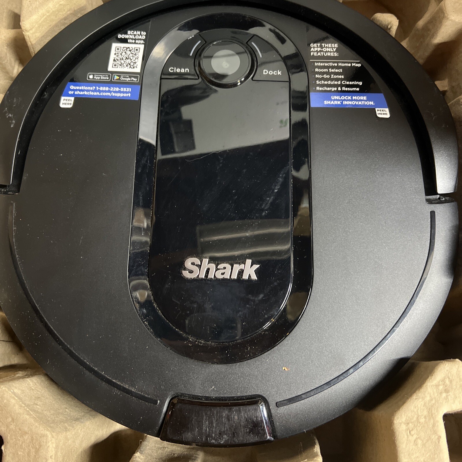 Shark IQ Robot Vacuum AV1002AE with XL SelfEmpty Base, SelfCleaning Brush Roll 622356567909 eBay
