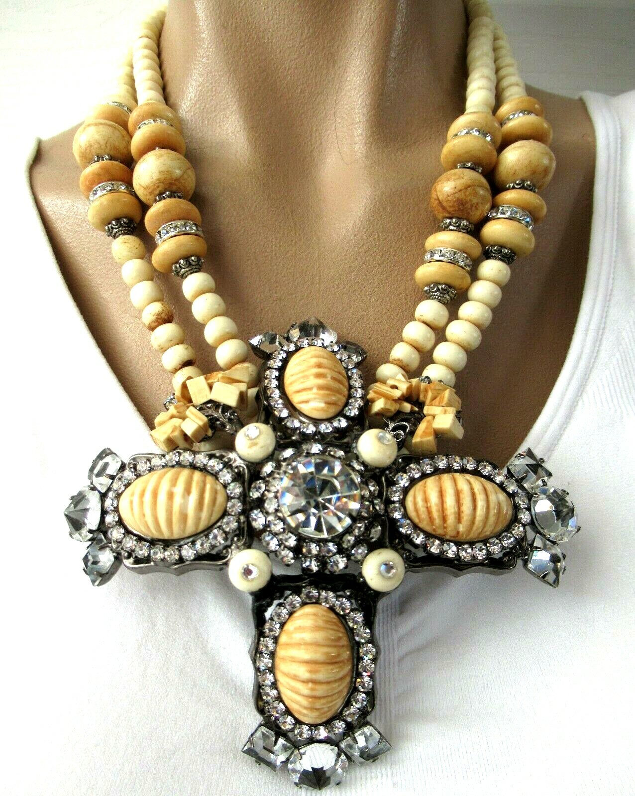 LAWRENCE VRBA Statement Rhinestone Encrusted Vint… - image 2