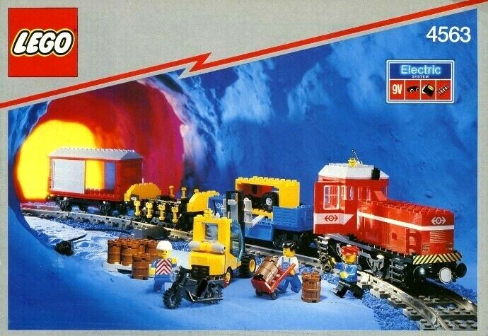 working lego train set