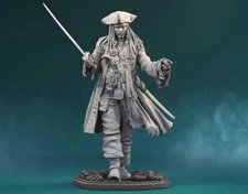 Captain Jack Resin Figures Model Kit 1/24 Scale Unassembled and Unpainted Toys