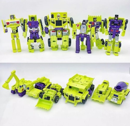 G1 Devastator Reissue KO Transformer Set - Haizhixing Actionfigur - Bild 2 von 8