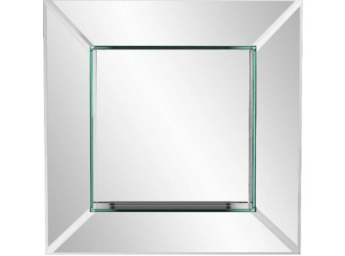 Espejo de pared biselado cuadrado Howard Elliott Amalfi 20"" HE11034  Foto 3 de 4