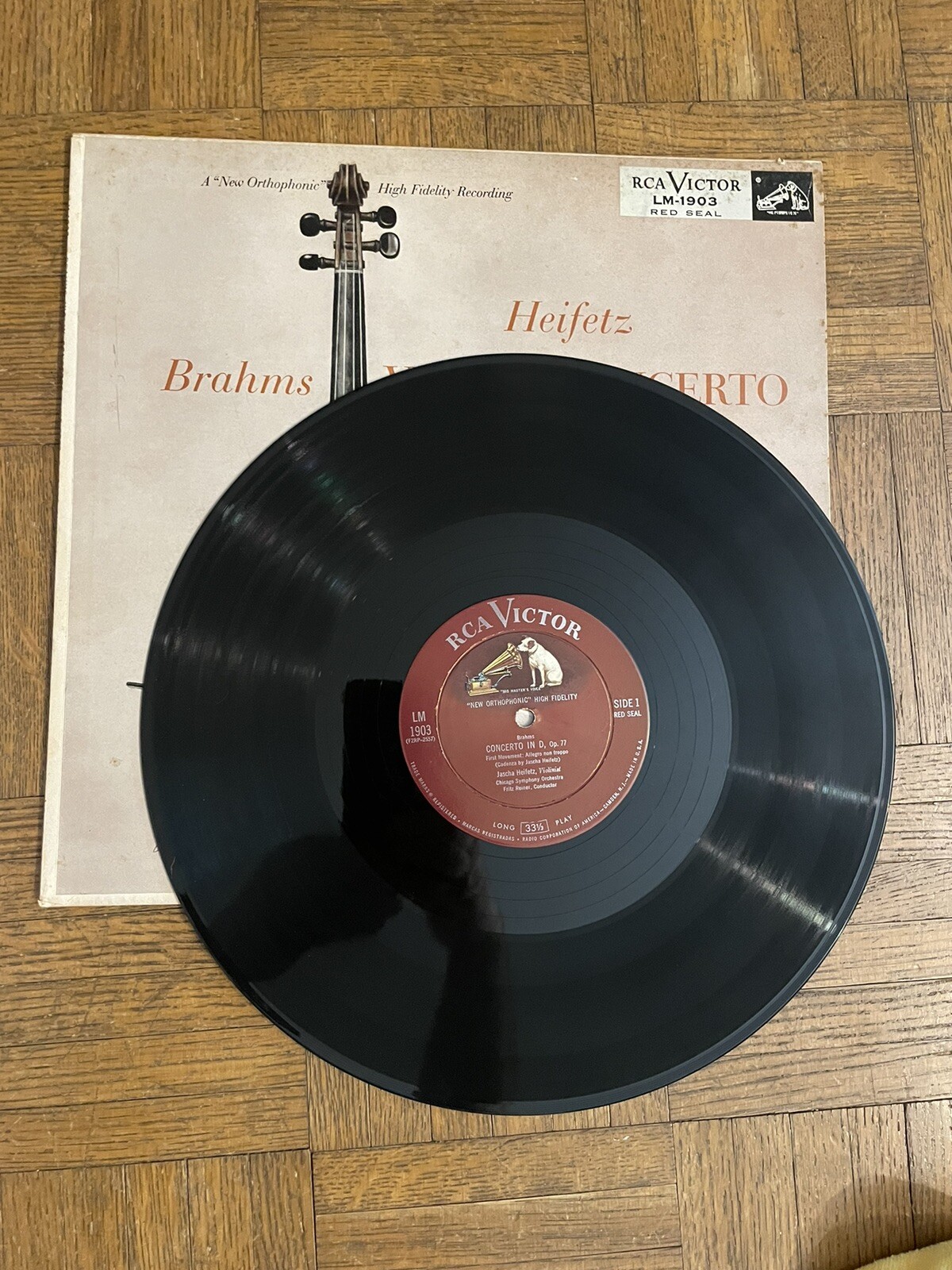 HEIFETZ BRAHMS VIOLIN CONCERTO REINER & TCHAIKOVSKY Vintage Vinyl LP eBay