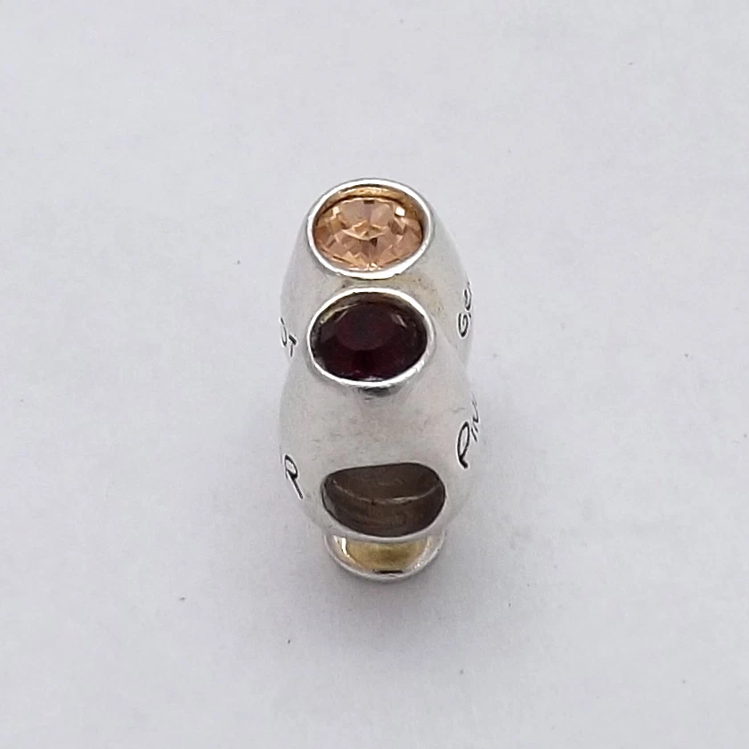 Chamilia Plata Esterlina Copas de Vino Pinot Grigio Noir Rojo Amarillo Cuentas Dije Foto 4 de 4