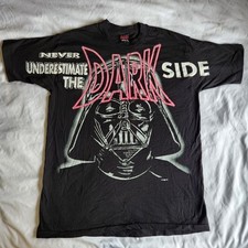Star Wars Vintage 1997 Darth Vader Single Stitch Black XL Graphic T-Shirt Tee