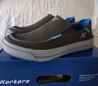 KORKERS Fish Moc Tarpon Cush Tech Klingon Deck Brown Casual Shoes Size 10 NEW