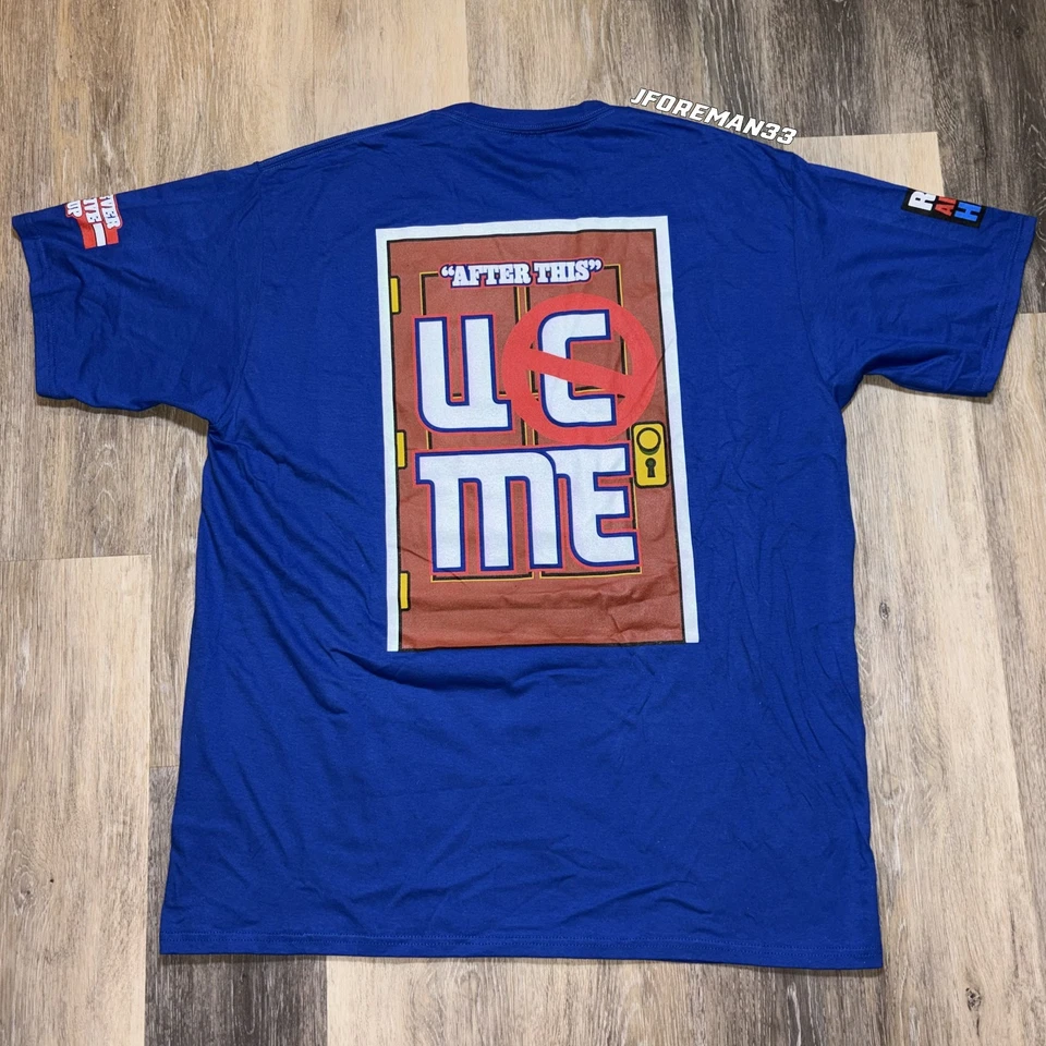 WWE Authentic John Cena Summerslam Shirt 2025 Farewell Tour NY Giants - MEDIUM - Image 4 of 4