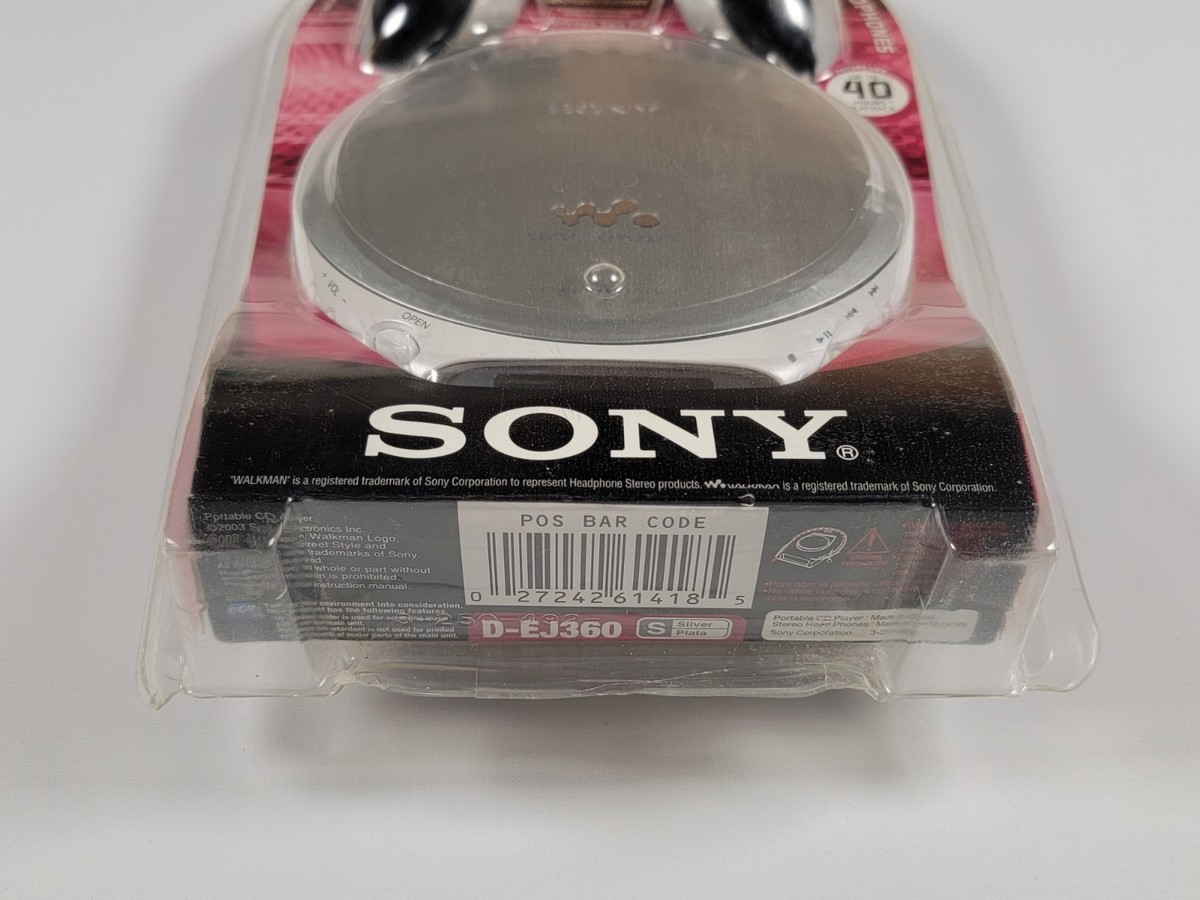 Sony D-EJ360 CD Player - Silver for sale online | eBay