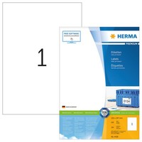 Herma Universal Etiketten Premium 210 X 297 Mm Weiß 100 Etiketten