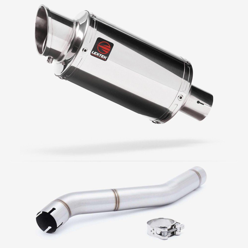 Lextek YP4 Stubby Exhaust with Link Pipe for Honda CBR600 F (87-90)