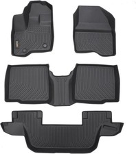 Binmotor-All Weather Floor Mats Custom Set for Ford Explorer 7 Seat 2011-2014,