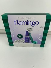 Flamingo Holiday Razor Kit 4 Cartridges Shave Oil New in Box