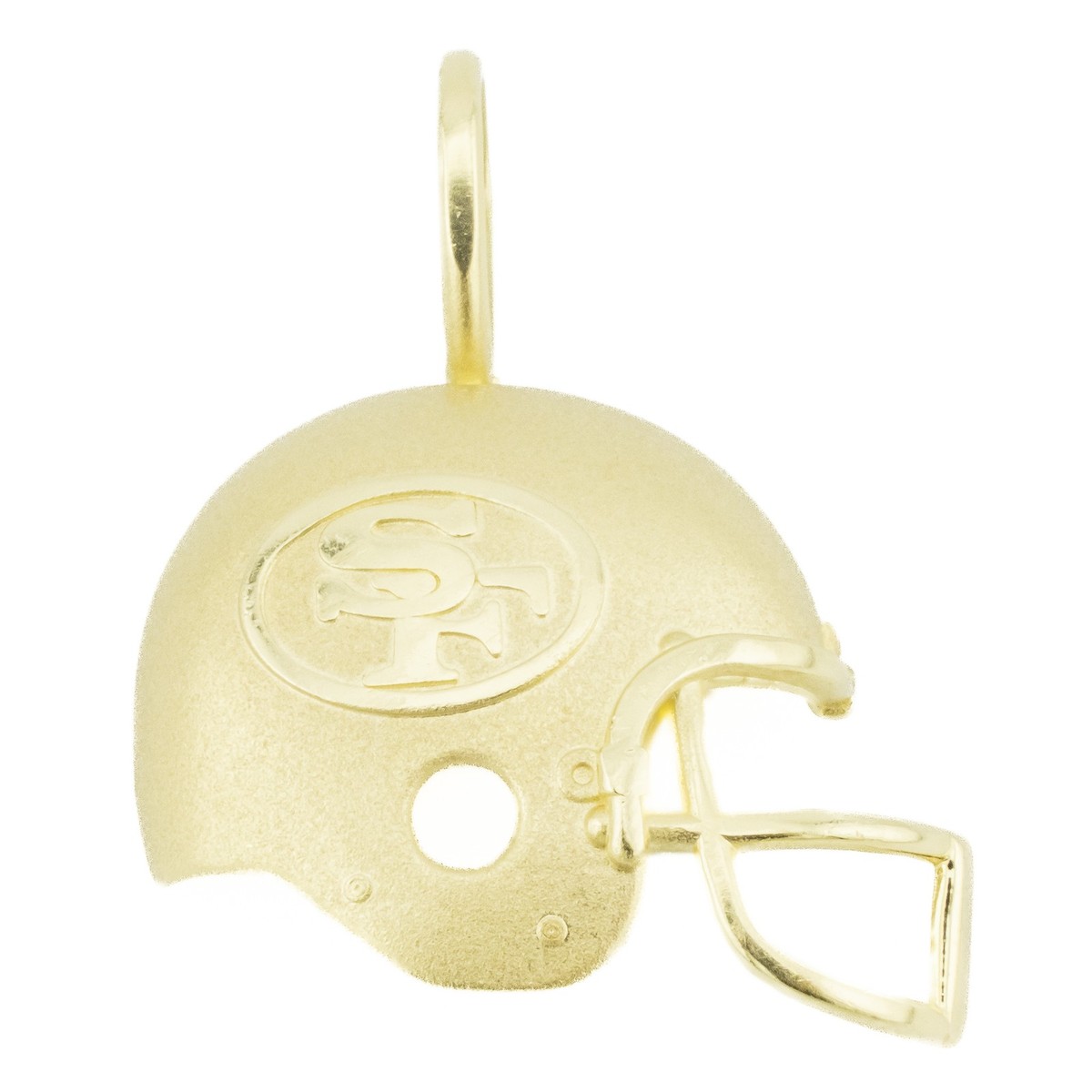1994 San Francisco 49ers Football Helmet Pendant in 14K Yellow Gold - 2.2  Grams